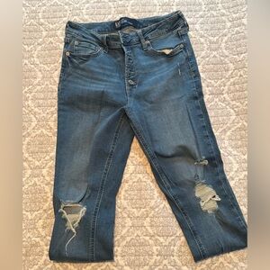 GAP Women's Cropped Distressed Denim Jeans